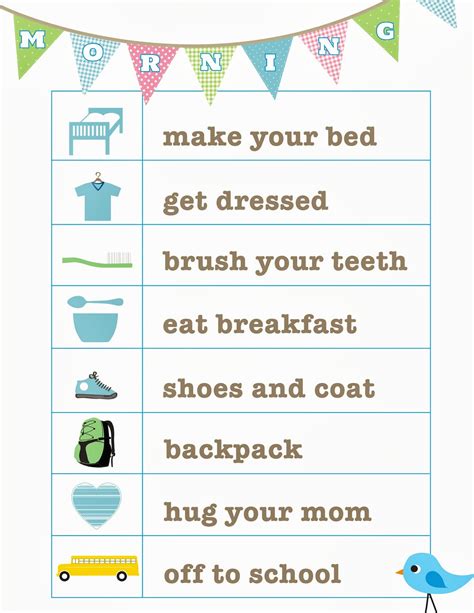 Its The Little Things Bedtime Routine Free Printable
