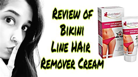 It applies like deodorant and comes off with a damp washcloth, so there's little risk of irritation. (HONEST)Everteen Bikini Line Hair Removal Creme Review ...