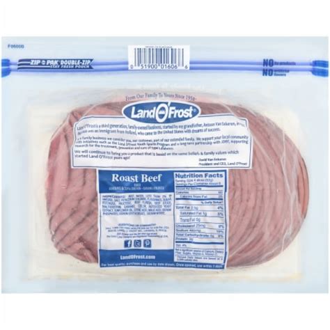 Land O Frost Premium Roast Beef Lunch Meat 10 Oz Bakers