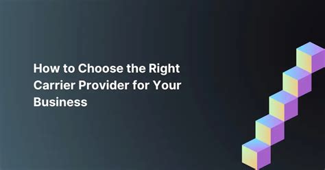 How To Choose The Right Carrier Provider For Your Business Blackpoint