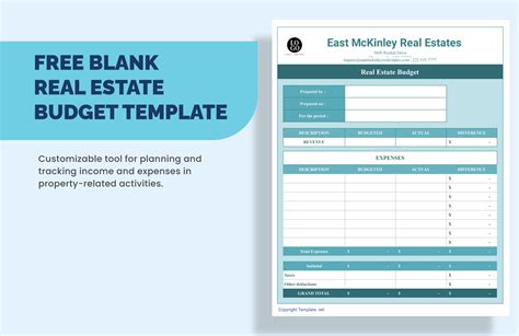 9 Free Real Estate Budget Templates In Pdf Word