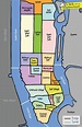 areas of manhattan - Google Search | New york city map, New york city ...