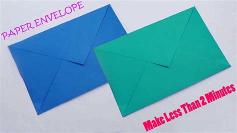 Paper Envelope Making Without Glue Or Tape Easy Origami Envelope