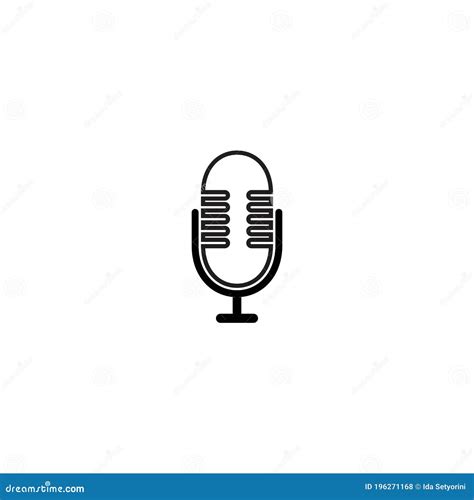 Microphone Logo Editorial Stock Photo Illustration Of Isolated 196271168
