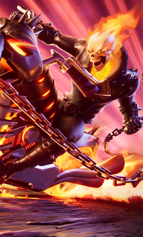 1280x2120 Ghost Rider 4k Fortnite Iphone 6 Plus Wallpaper Hd Games 4k