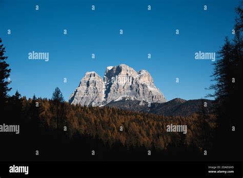 Autumn View Of The Mount Pelmo In The Dolomites Stock Photo Alamy