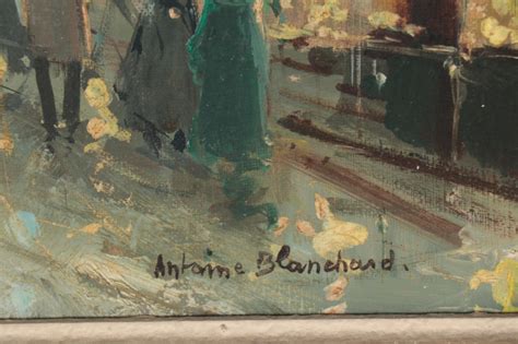 Antoine Blanchard Oil Painting La Madeleine Rue Tronchet Ebth