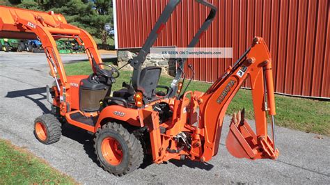 John Deere Garden Tractor With Loader Kubota Tractor With Loader And