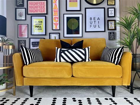 Sumptuous two and a half seater sofas made using the best beech frames, our two seater sofas are available in a range of 60 fabulous house fabrics. Illuminating Sunshine Yellow: Pantone Colour of The Year 2021