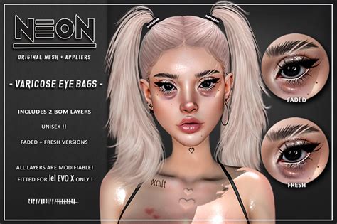 Second Life Marketplace Neon Varicose Eye Bags