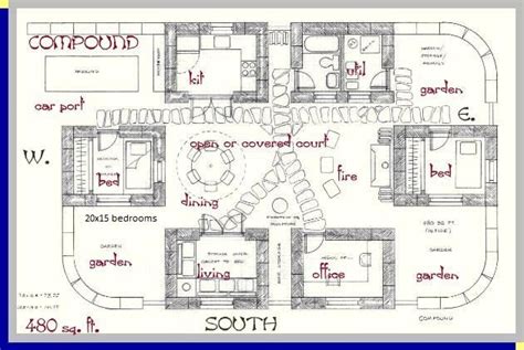 Strawbale Structures Compound House Eco House Plans Straw Bale House