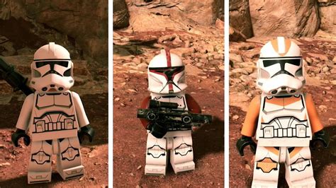 Lego Star Wars The Skywalker Saga All Clone Troopers Characters Youtube