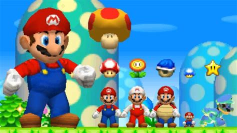 New Super Mario Bros Ds All Power Ups Youtube