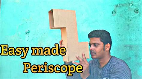 How To Make A Periscope At Home Periscope With Cardboard Youtube
