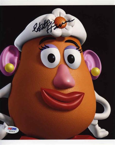 Estelle Harris Toy Story Mrs Potato Head Signed 8x10 Photo Certified