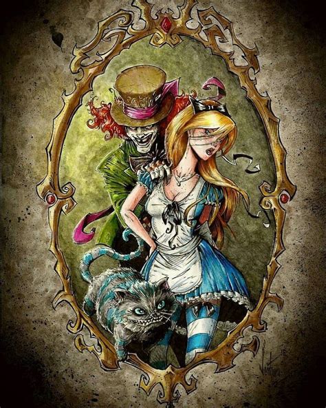 Creepy Alice In Wonderland Art
