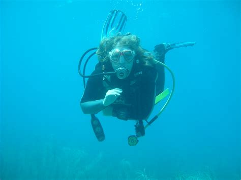Liz Diving In Barbados Rogers Scuba Shack Flickr