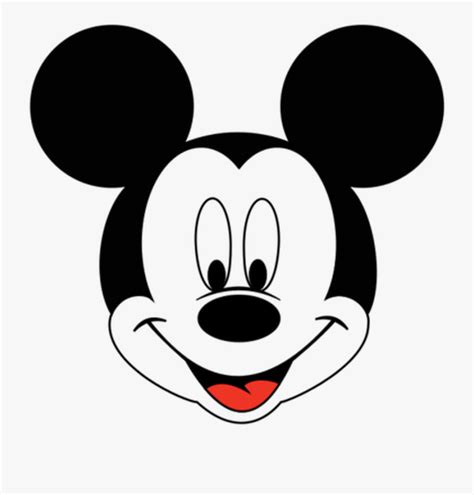Mickey Mouse Head Outline Png Mickey Mouse Face Png Free