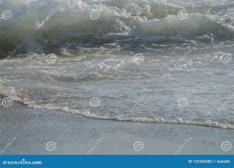 Sea Wave Big Wave Sandy Beach Stock Photo Image Of Blue