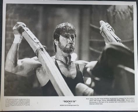 Rocky Iv 1986 8x10 Production Stills Starring Sylvester Stallone