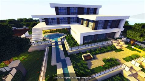 Minecraft building tutorial on how to build a huge modern house. Modern mansion maps for minecraft pe for Android - APK ...
