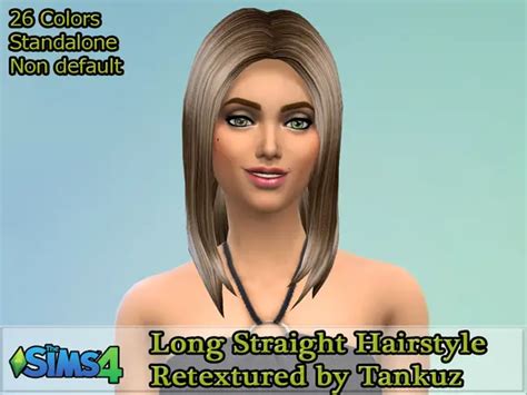Sims 4 Long Hair Bangs Cc Transjes