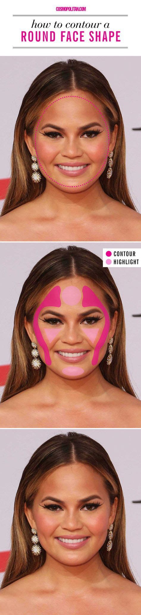 Use contour on the sides of the forehead, along the temples, below the cheekbones, and down the jawline to make the face look longer. Hey, Contouring Your Face *Isn't* Actually Hard—Here's How to Do It | Contour makeup, Contour ...
