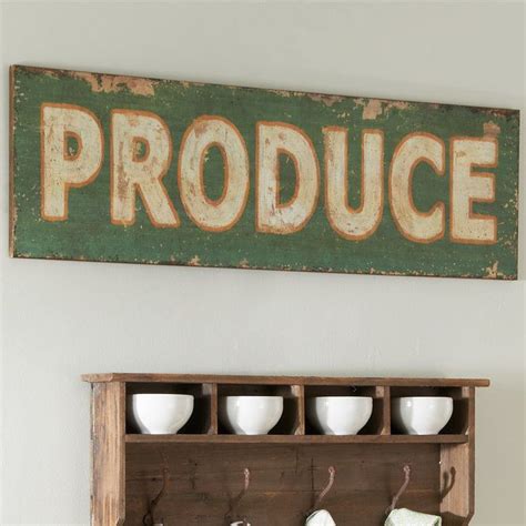 Vintage Market Produce Sign Vintage Market Wooden Signs Vintage