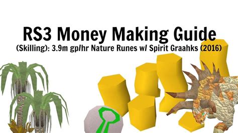 We would like to say thank you to the 1,378 users that registered interest in the rs3 platform, and if anything does change, we will notify our immediately. RS3 Money Making Guide (Skilling): 3.9m gp/hr Nature Runes w/ Spirit Graahks (2016) - YouTube