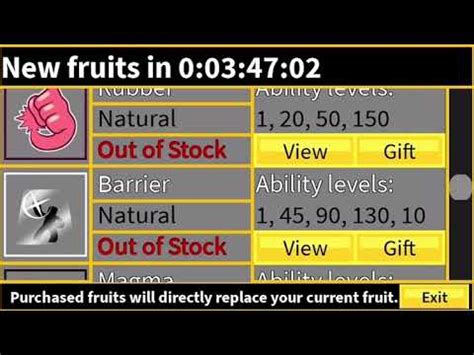 Blox Fruits Stock Youtube