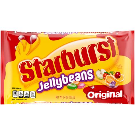 Starburst Original Jelly Beans Gummy Candy 14 Oz Bag