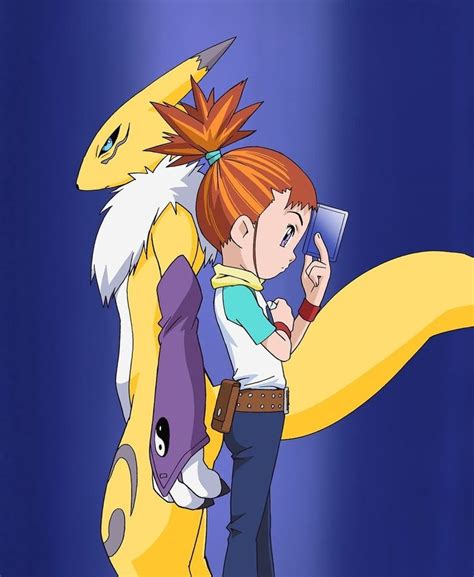 Ruki Makino In Anime Digimon Digital Monsters Digimon