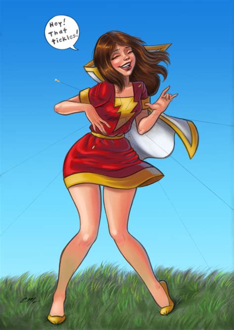 Mary Marvel Tickles By Em Scribbles By Cerebus873 On