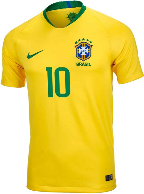 201819 Nike Neymar Jr Brazil Home Jersey Soccerpro