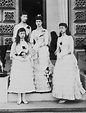 Queen Alexandra of the U.K. (when still Princess of Wales) with her ...