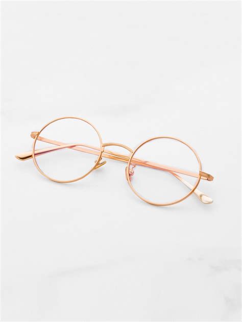 shop clear lens round glasses online shein offers clear lens round glasses and more to fit your