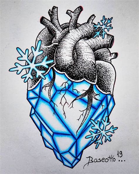 Heart Ice Heart Tattoo Designs Heart Tattoo Ice Heart