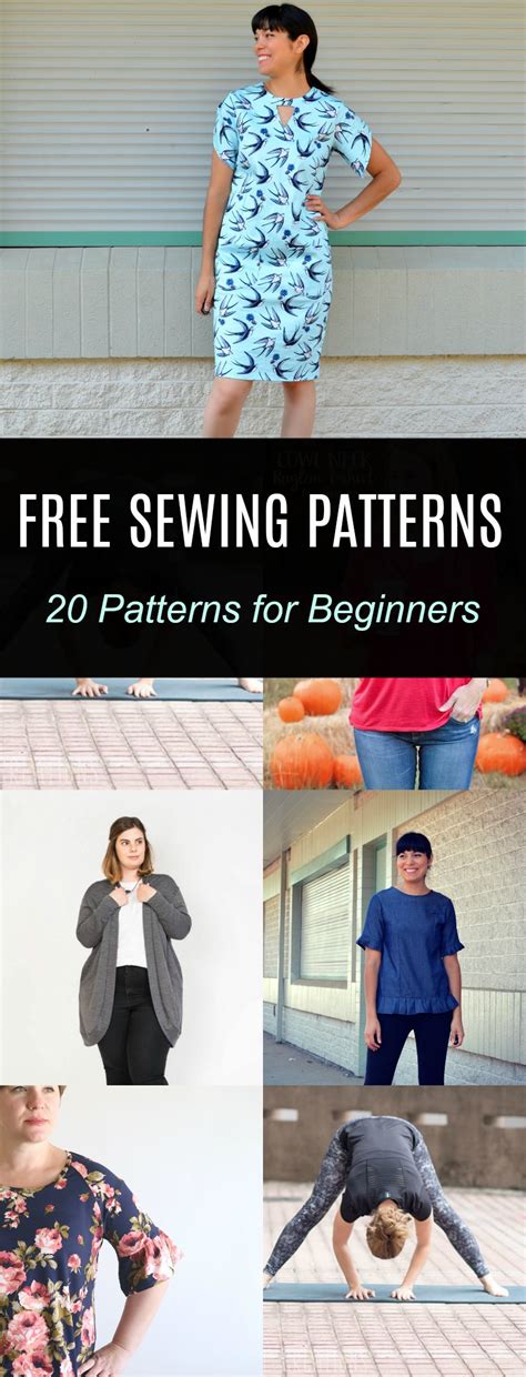 Free Pattern Alert 20 Sewing Patterns For Beginners On The Cutting