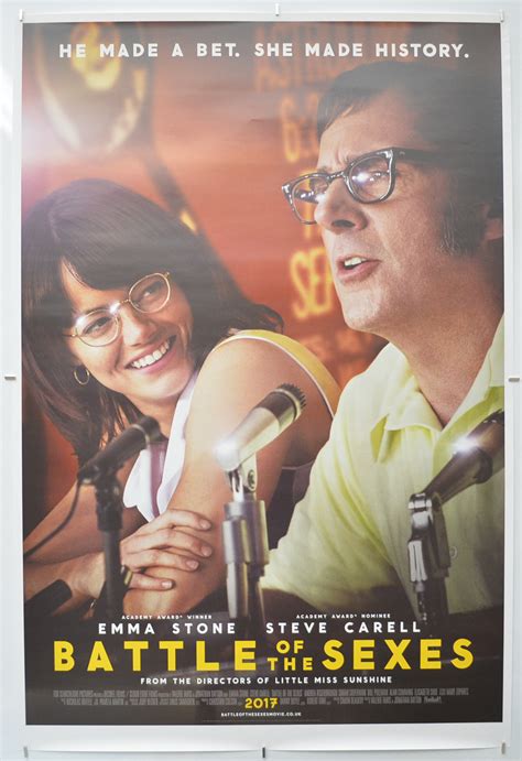 battle of the sexes original movie poster