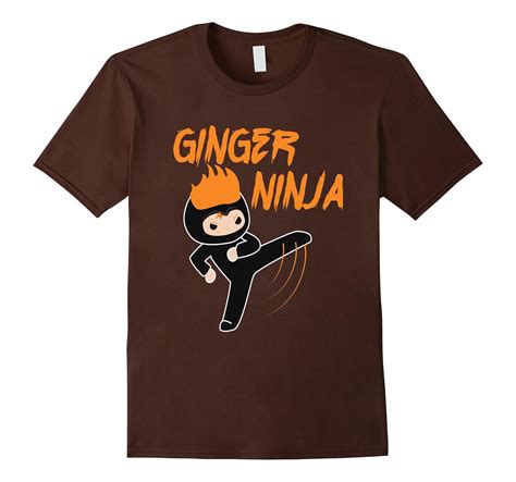 Ginger Ninja T Shirt Warrior Funny Ginga Red Hair T Cl Colamaga