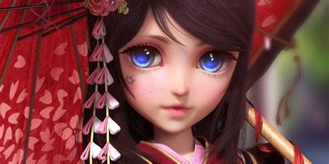 Japanese Girl 3d Art By Yun Sihang Zbrushtuts