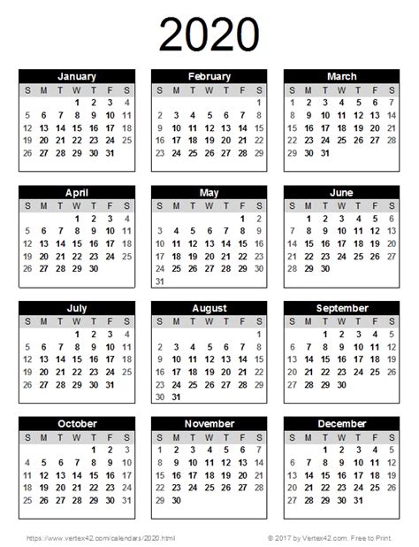 2020 Calendar Png Pic Png Mart