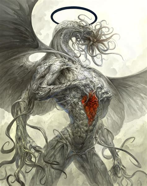 Eldritch Beasty Creature Concept Art Dark Fantasy Art Monster