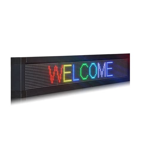 Professional Wholesale Indoor P10 Rgb 4x1 Electronic Scrolling Message