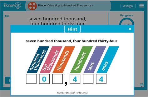 Place Value Chart Hundred Thousands Printable