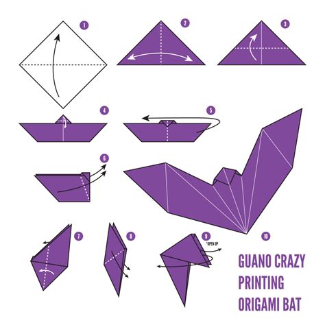 How To Fold An Origami Bat Halloween Origami Kids Origami Origami Easy