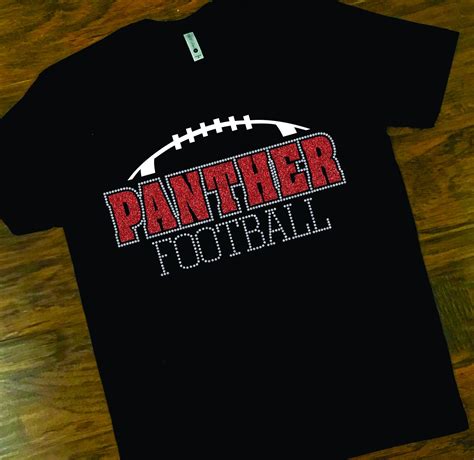 Panther Football Shirt School Spirit Panther Tee Panthers Etsy