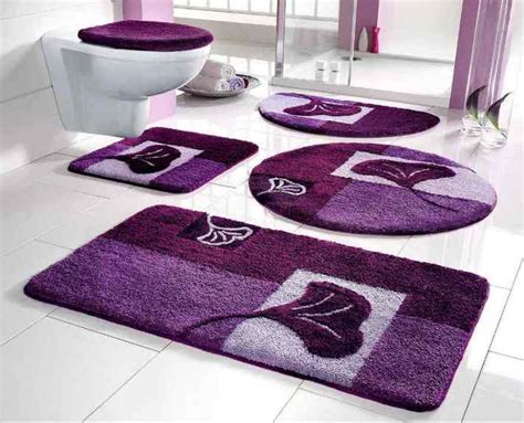 Ohne sein gesamtes bad umzugestalten. 2 TLG SET BADGARNITUR BADTEPPICH LILA 50 x 90 BADEMATTE ...