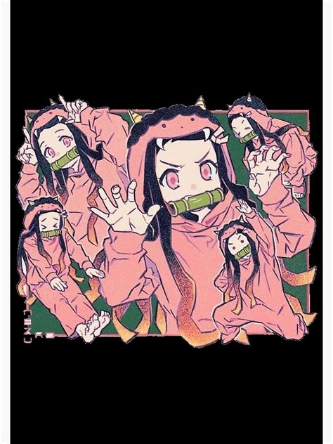 Baby Nezuko Poster For Sale By Darshancreation Redbubble