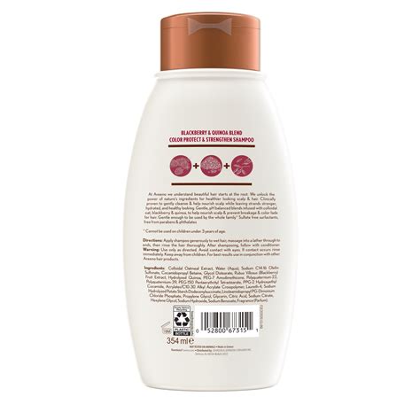 Blackberry And Quinoa Blend Color Protect And Strengthen Shampoo For Color